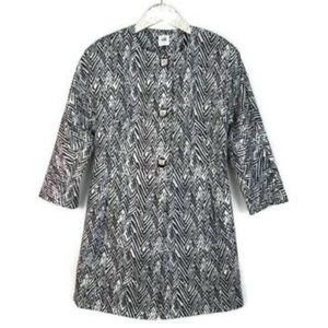 CABI Women's Zig Zag Chevron Zebra Ponte Knit Jack